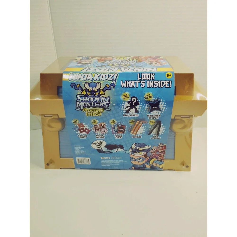 Ninja Kidzi Shadow Masters Mystery Chest Game 17 Collectible Pieces Age 3+